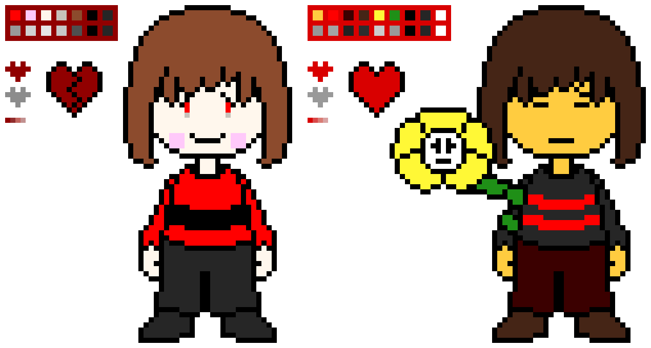 [9664c4] Underfell Chara and Frisk