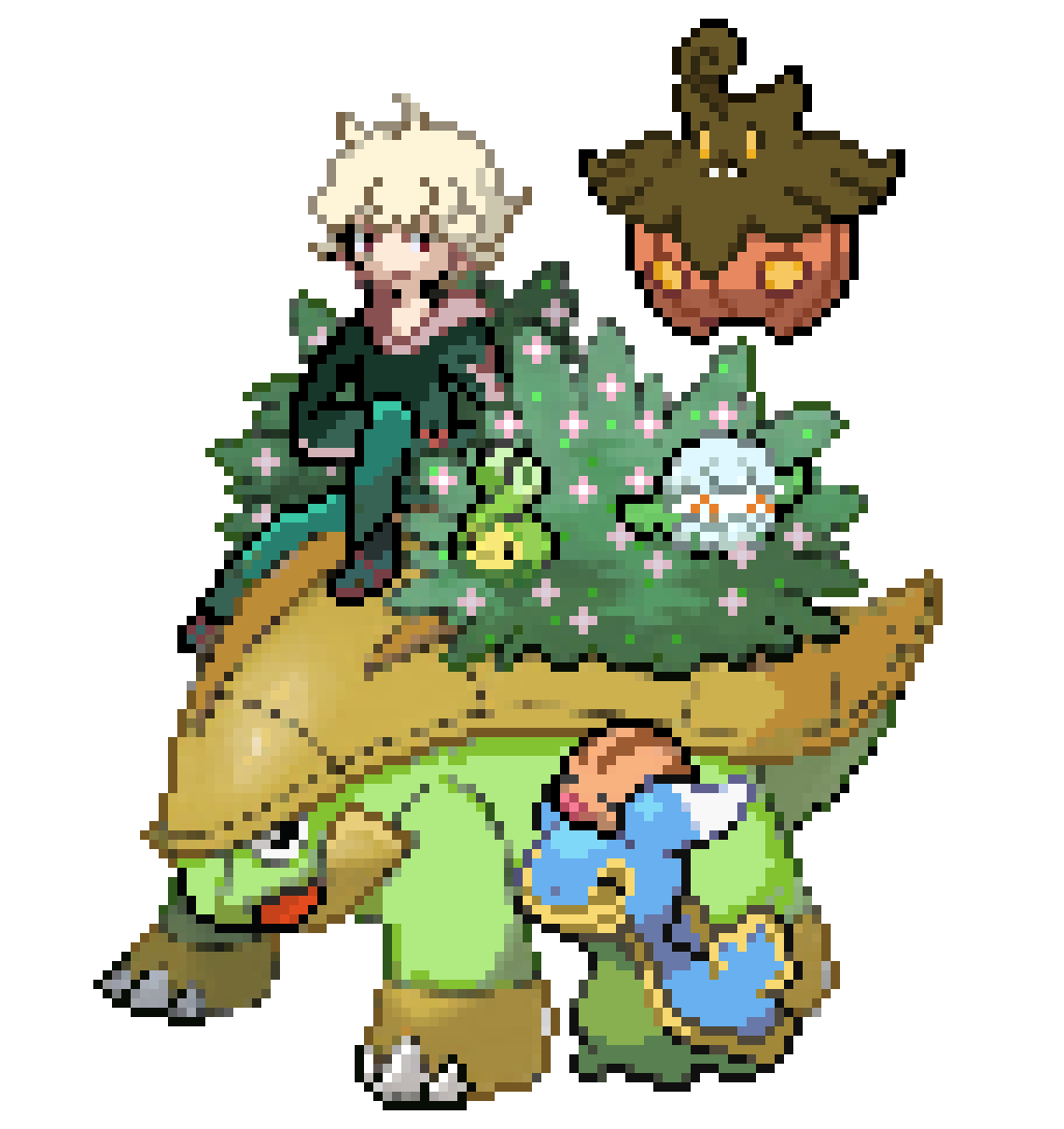 [e042ce] Kriston and his grassy and rockey gang