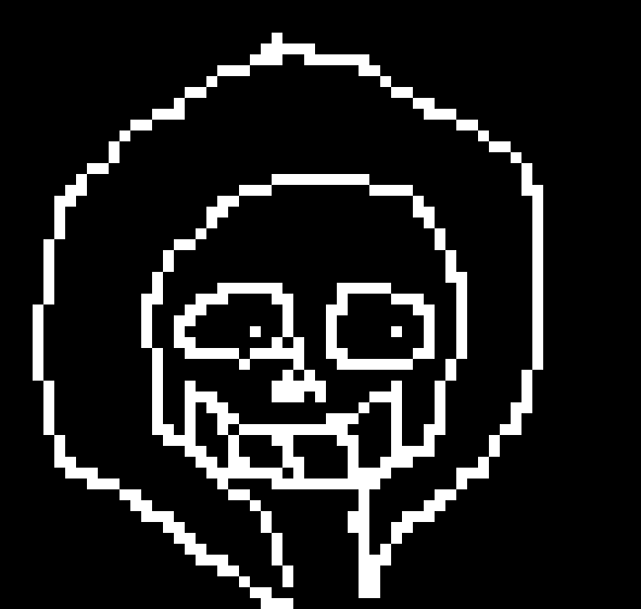 [1f86ca] and since I care not to think of what part of the dusttale genocide he is from I'm gonna say he has the abilities and attacks as the other killed monsters aka green soul and purple soul or something