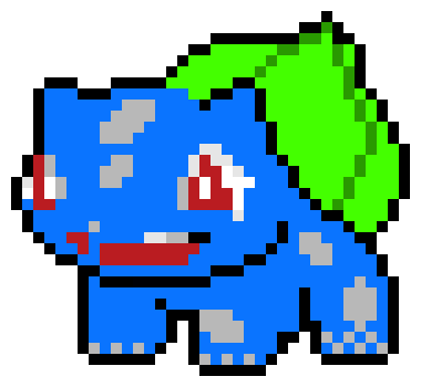 [9664c4] pixel art bulbasaur