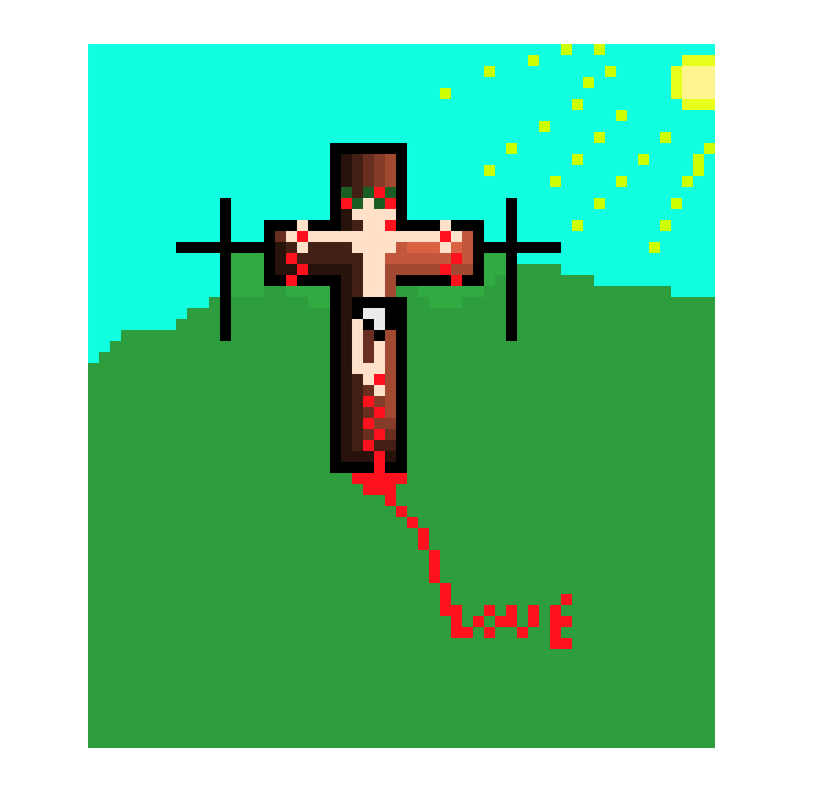 [9664c4] Jesus on the cross!