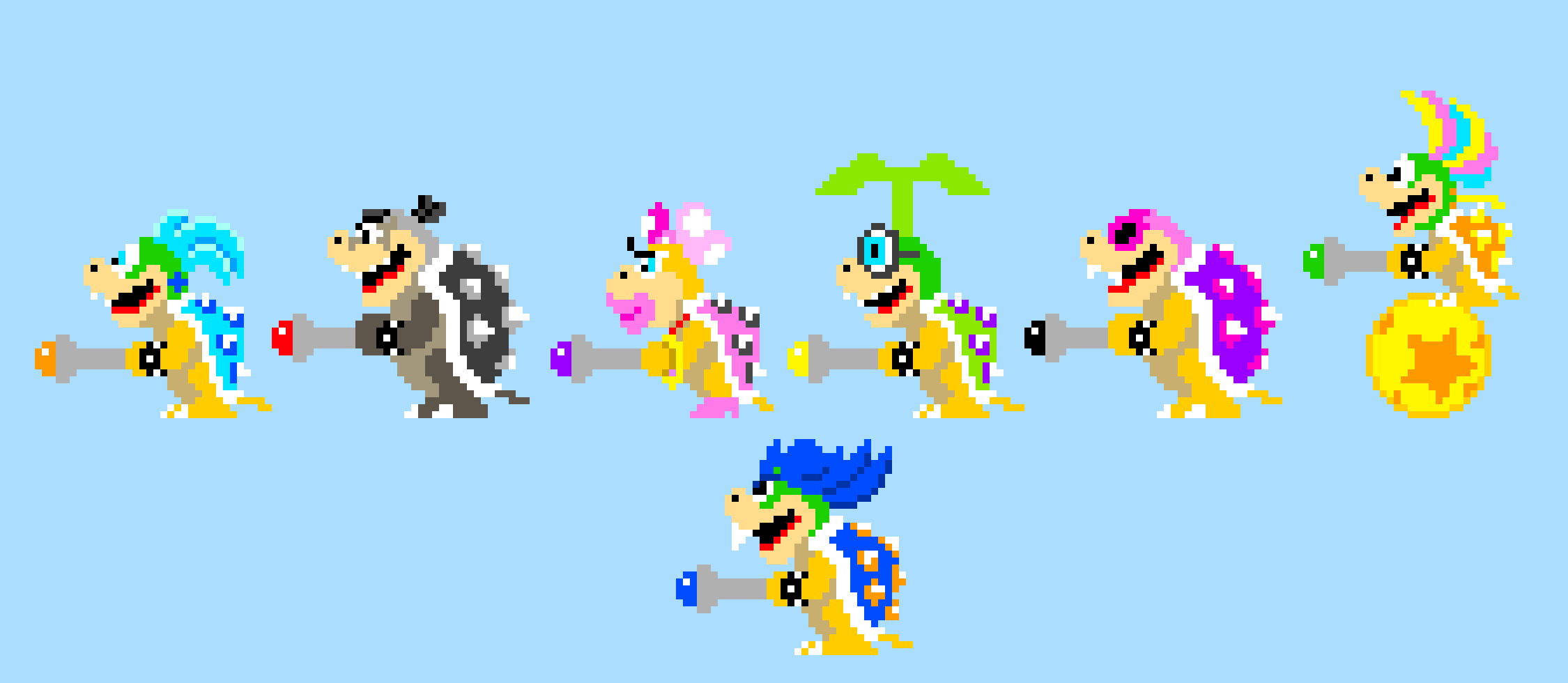 [0f933f] Super Mario Bros. Koopalings