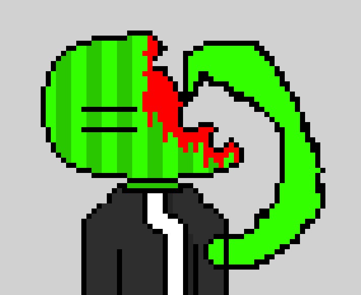 [258281] (a vine tears out of his shirt, reaches inside his head, and grabs the thing). -Ez