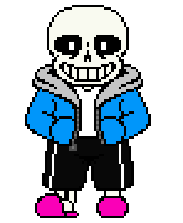S A N S  U N D E R T A L E (Recolored by Supercrafterpl)