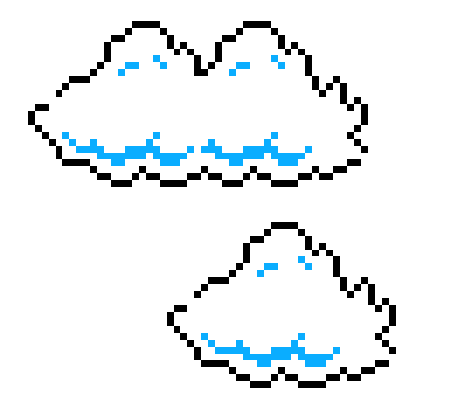 Super Mario Bros Cloud Sprites