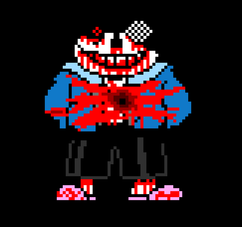 [d35734] Sans but its very chaotic as hell