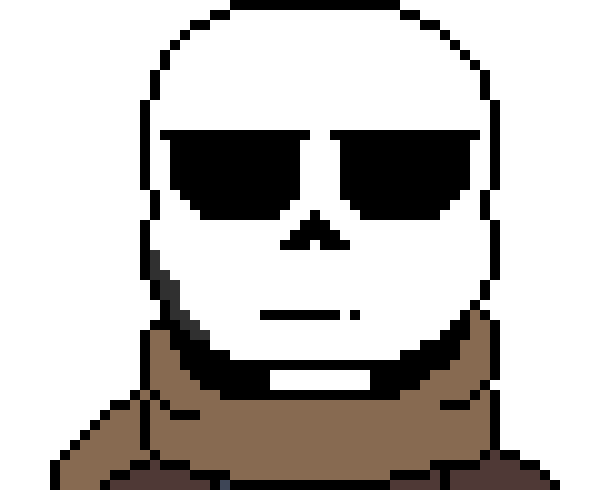 [b9de0d] (also molt, he does not need to be a skeleton to be a clone.) - ink sans