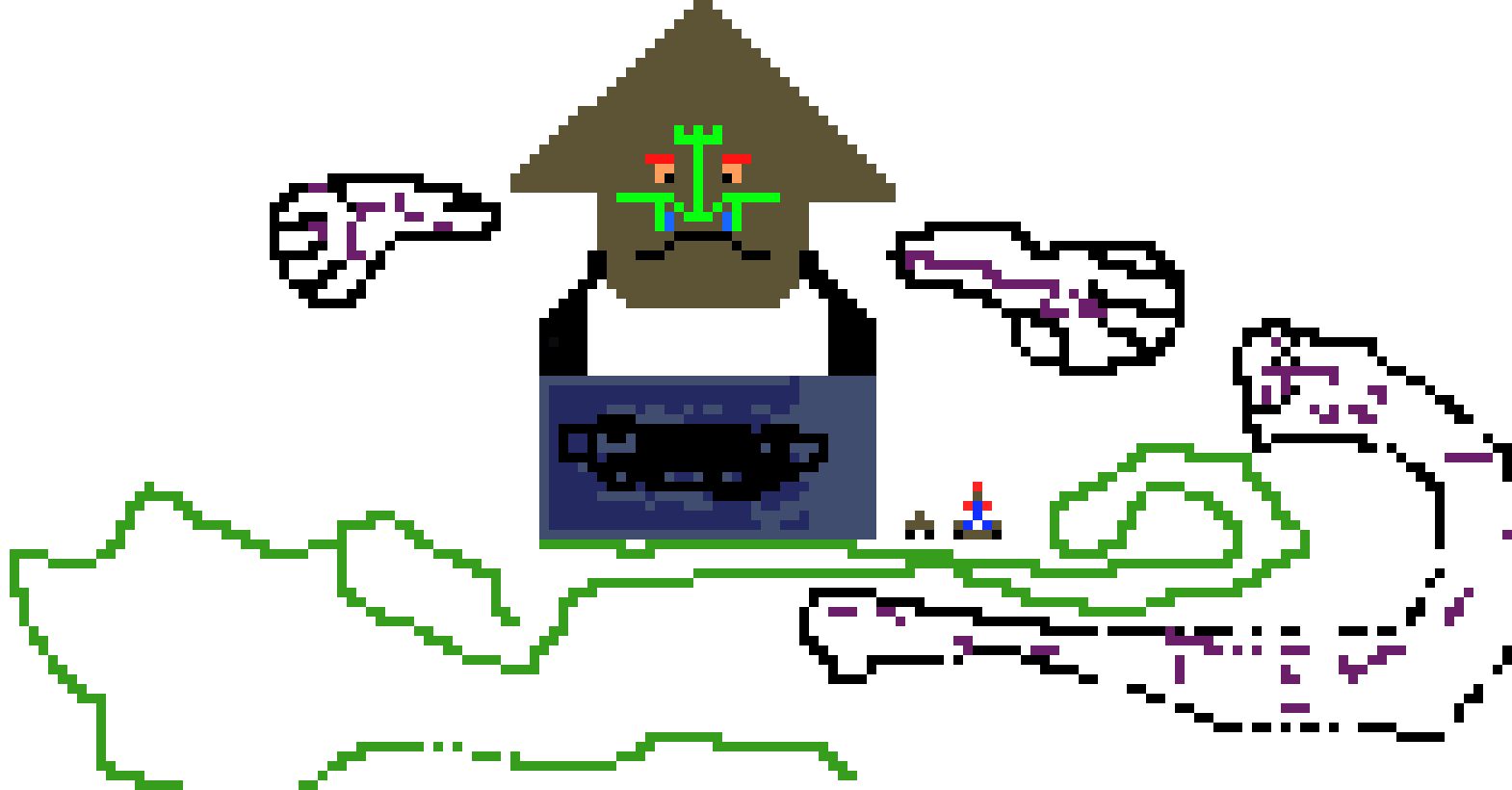 [9664c4] Jonah's Black Paint Mario Super Goomba