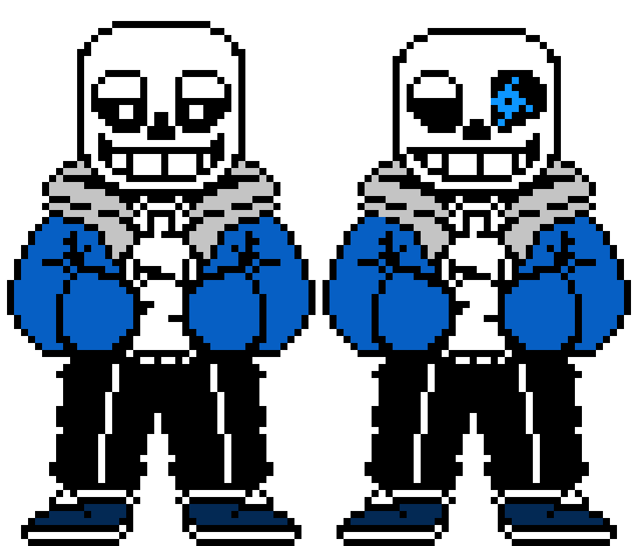 TuberTale Daithi De Nogla turned into UnderTale Sans The Skeleton
