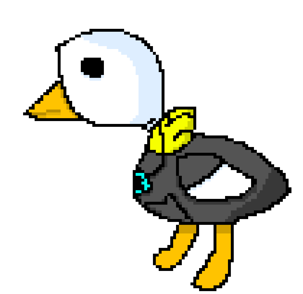 [Untitled pixel site] The goose with a Colorful Mind: Goose -cv