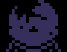 *(They'd take the candy, going back inside their skull.) -HorrorTale Sans
