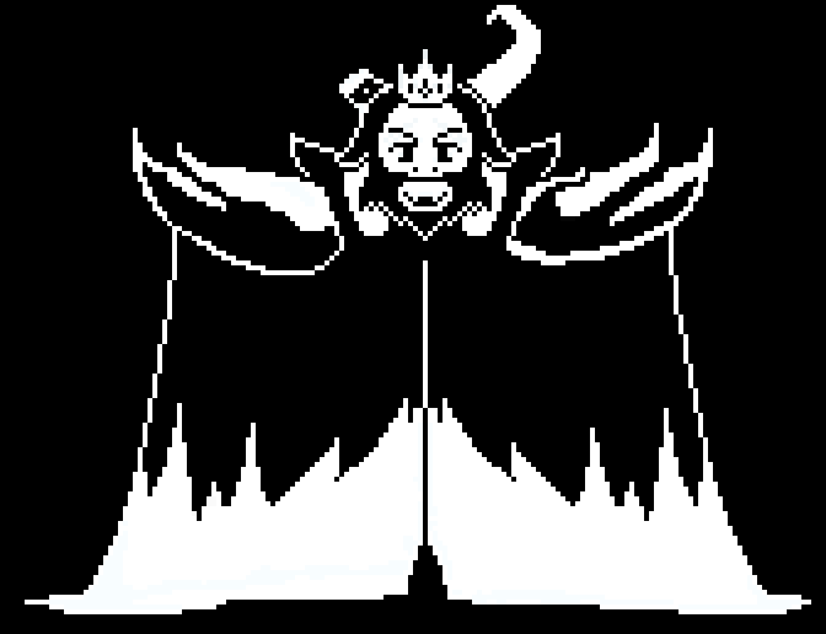 [68682d] UnderTale Asgore Battle sprite