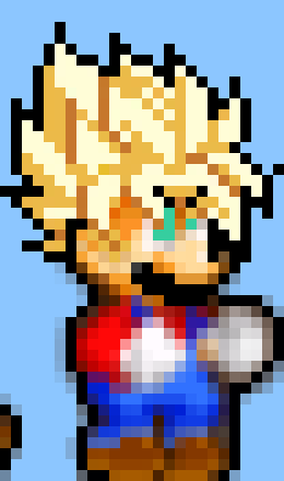 [4560b5] ssj mario run 4 sprite