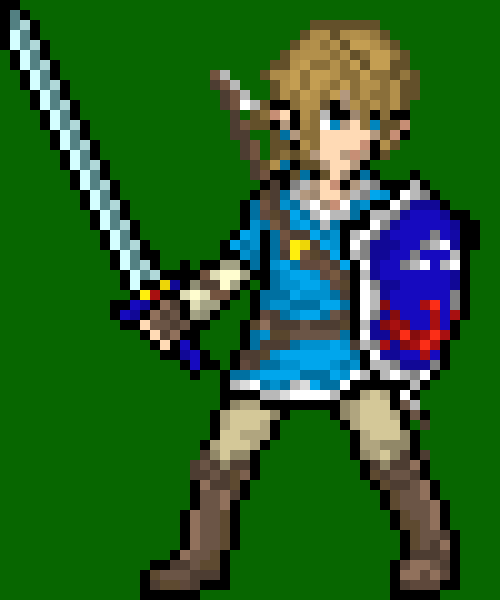 [4076f0] -his sword glows due to the soul...- -Link (cleetus)