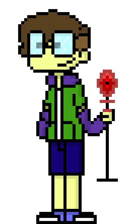 [4793a2] -starts working on floweys pot- just gonna give you a bit of shock resistant wheels...cause if you fall from that height and no one catches you thats gonna hurt...