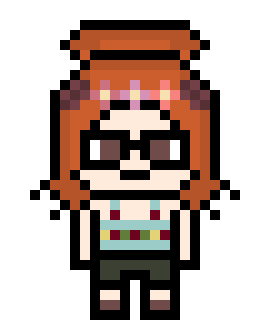 [87e0e9] danganronpa pixel sprite base