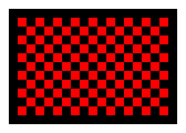 [4e0d35] black and red checker pattern