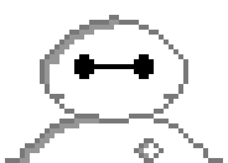 [9664c4] Baymax Pixel Art