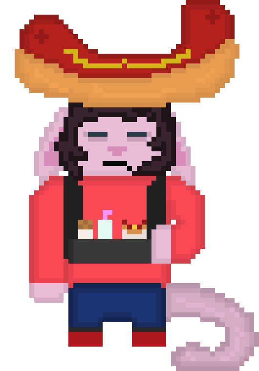 [f34d6f] Hotdog Flat eyes base