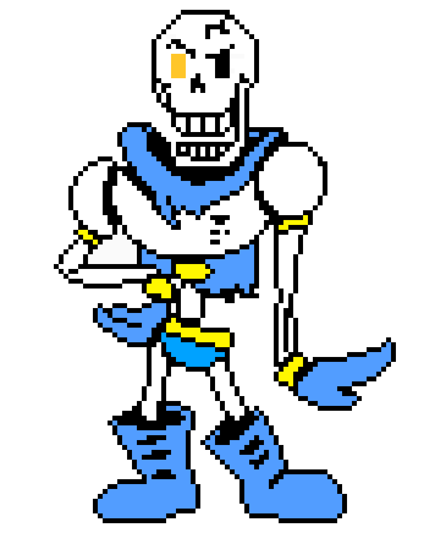 [34f4dc] Undertale Papyrus sprite