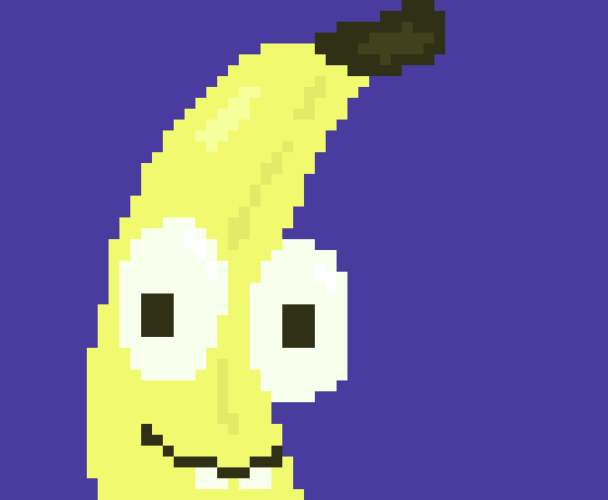 [236914] (he hustles on home and feeds his banana boy. He and the banana live another day...)