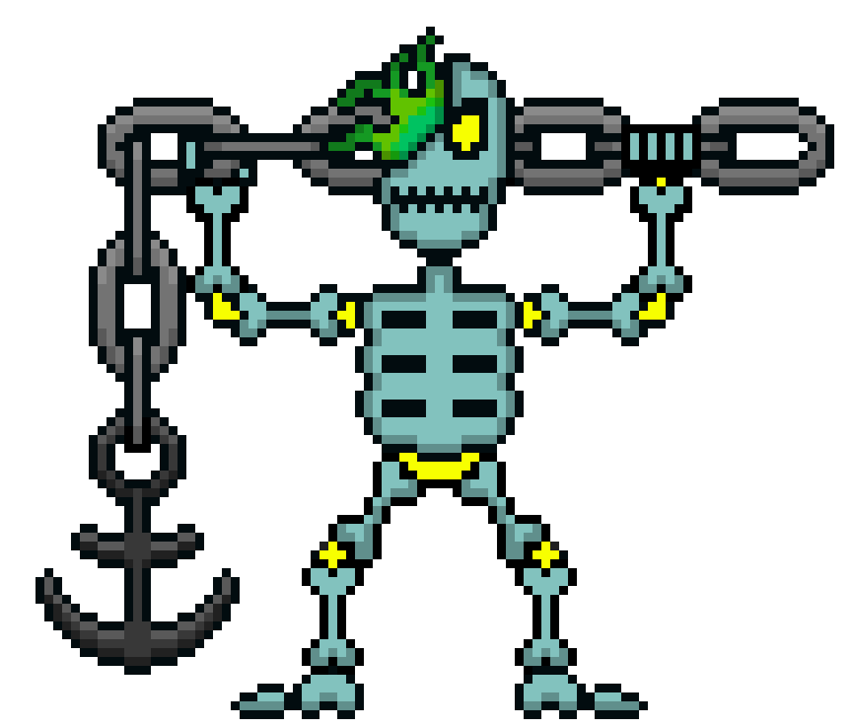 [424e19] Sunken Skeleton
