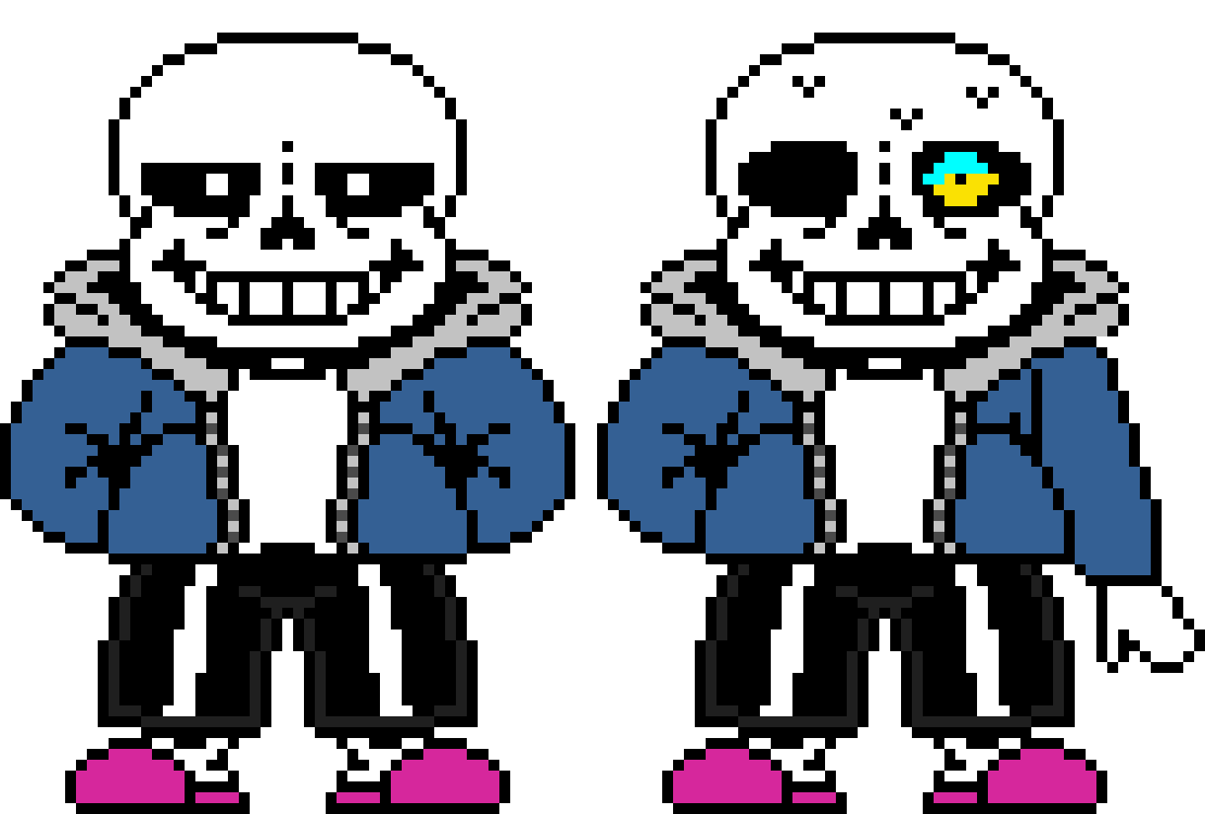 [fa7f92] Undertale Hard Mode Sans New Sprite.