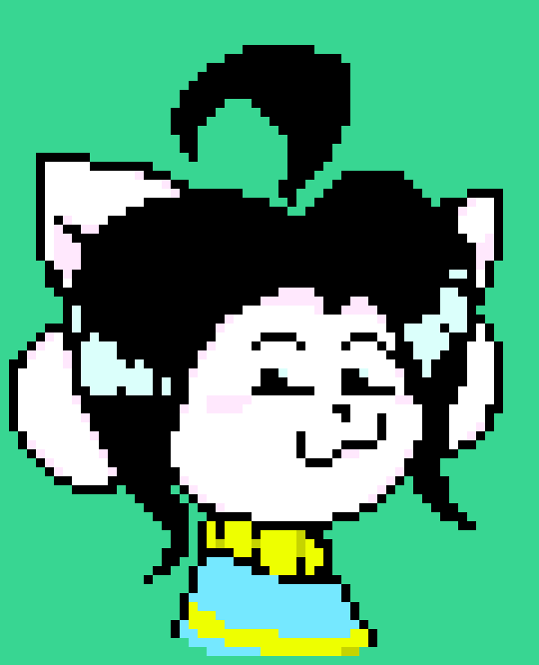[4076f0] -ontop of bakugou's head- ElLo FeNd!!! -Temmie (cleetus)