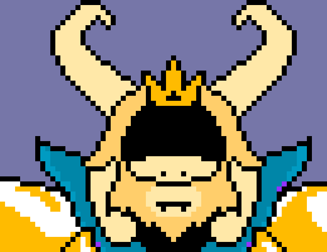 [05b0c1] Excellent. Let us begin. Do not hold back. *He teleports into the air. His trident is Orange, meaning you can go through it.* (https://www.youtube.com/watch?v=4yxgEsS8ogM plays)