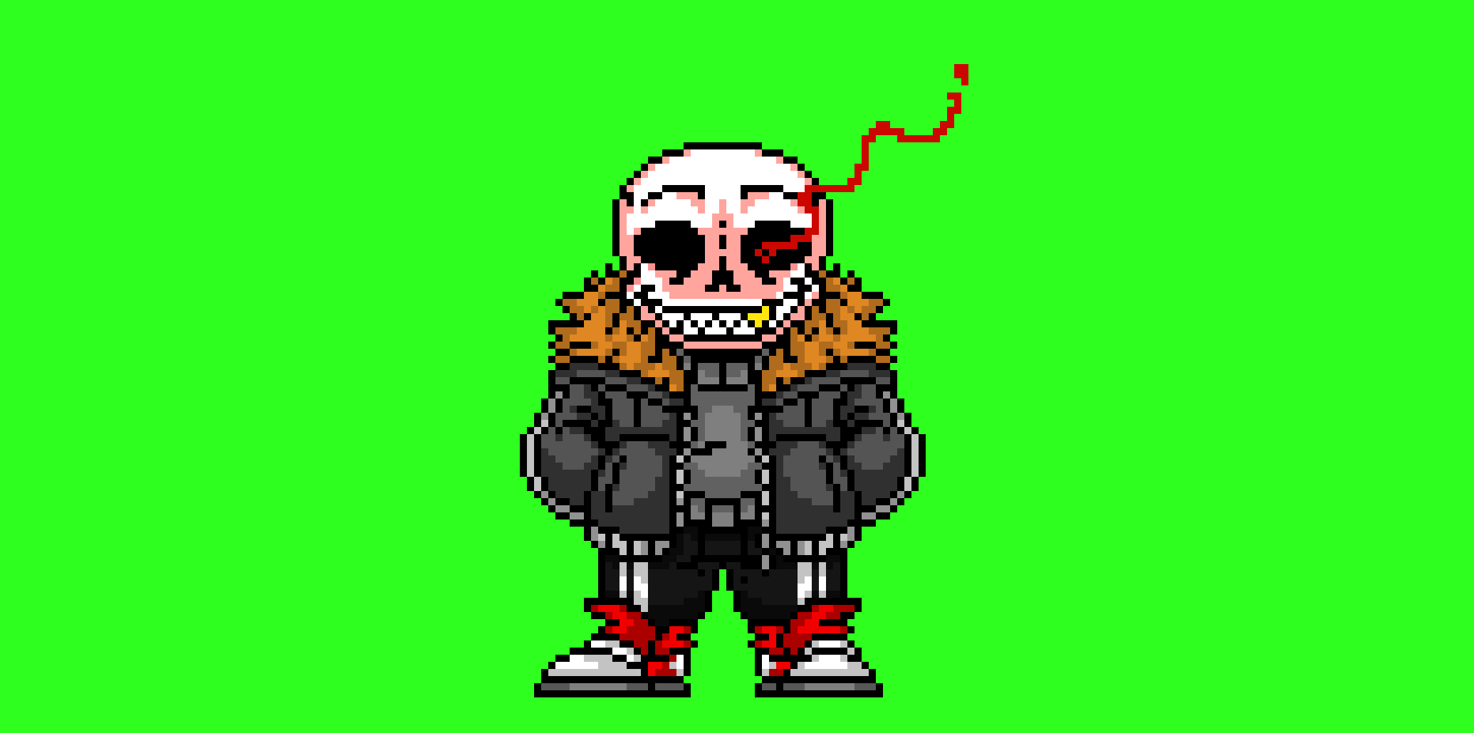 Underfell Carnage in Red Snowdin fight