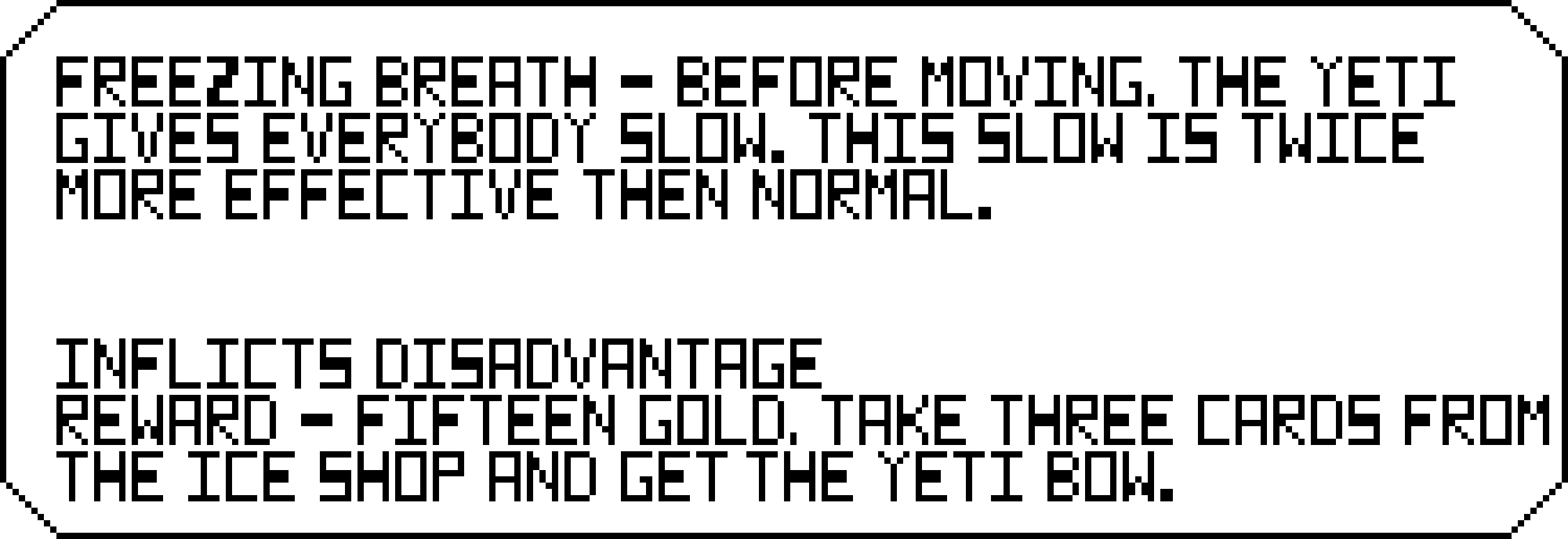 [aca841] Yeti Description