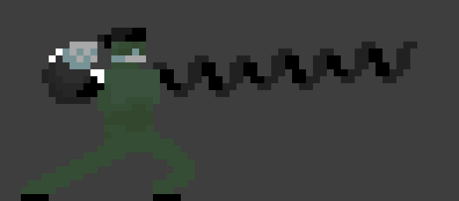 [950e05] Guys... I figured out how to make a spring arm in less than 32 bit... and also give it the illusion of slightly slanting