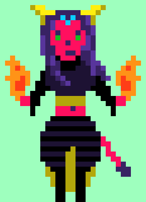 [9664c4] Flame Girl