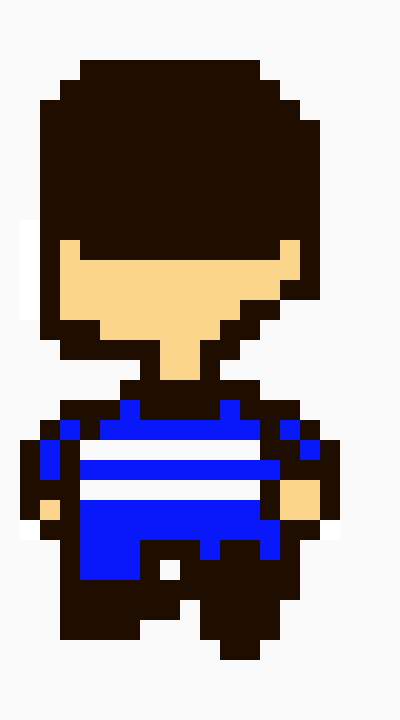 [9664c4] Me in undertale backwards walking sprite