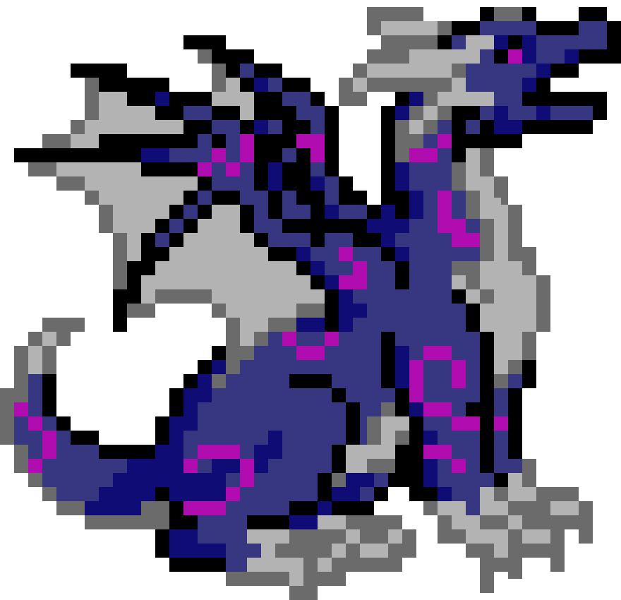 [2ad4f3] Dragon Pixel Art v.2 By: The Mlbr3