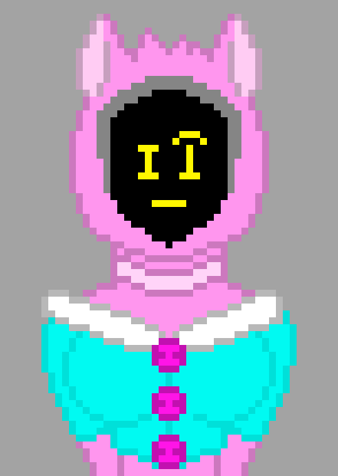 [c91422] *Looks up at the skeletons in confussion*