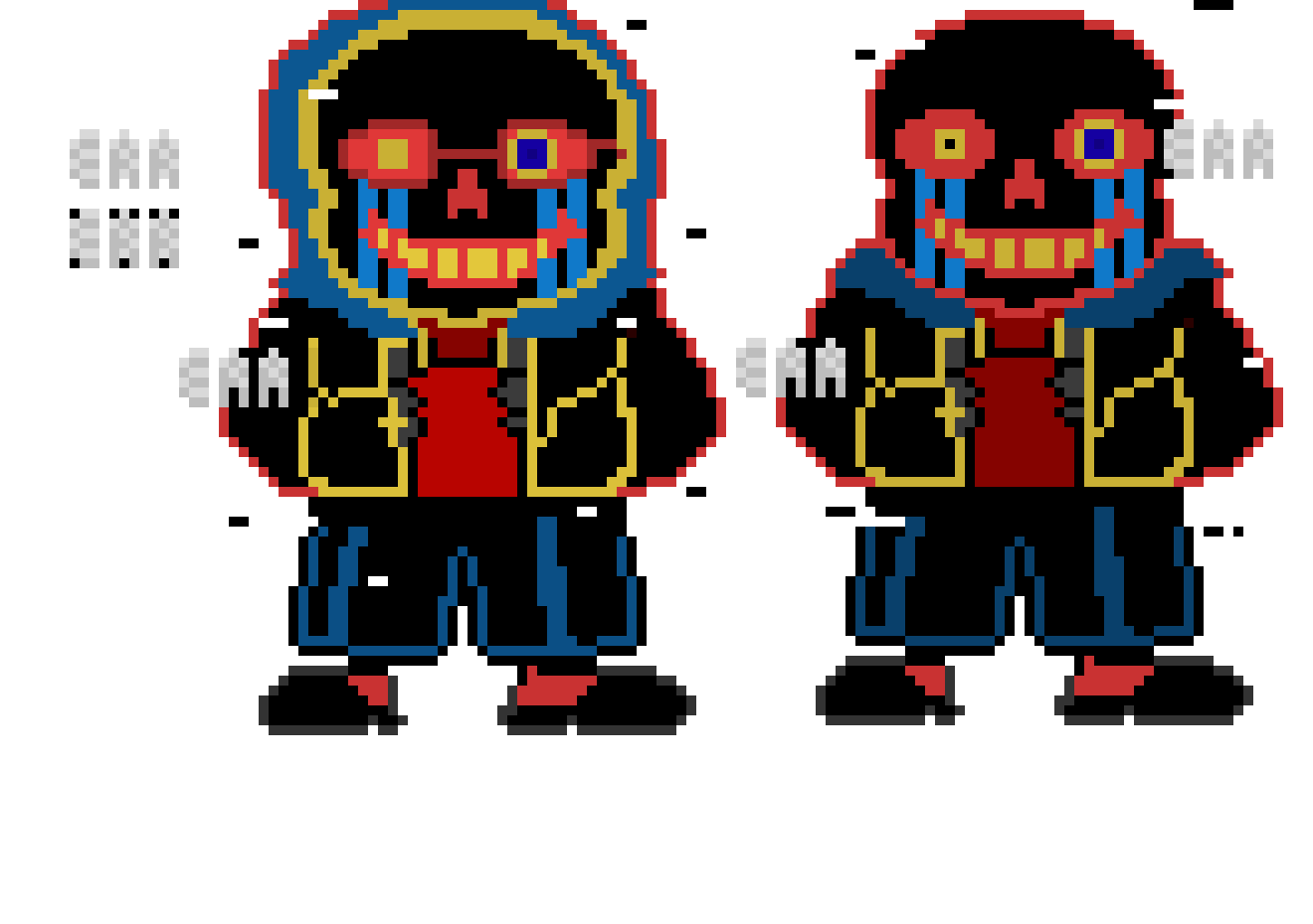 [53a360] Error Sans Battle Sprite and error before he went mad