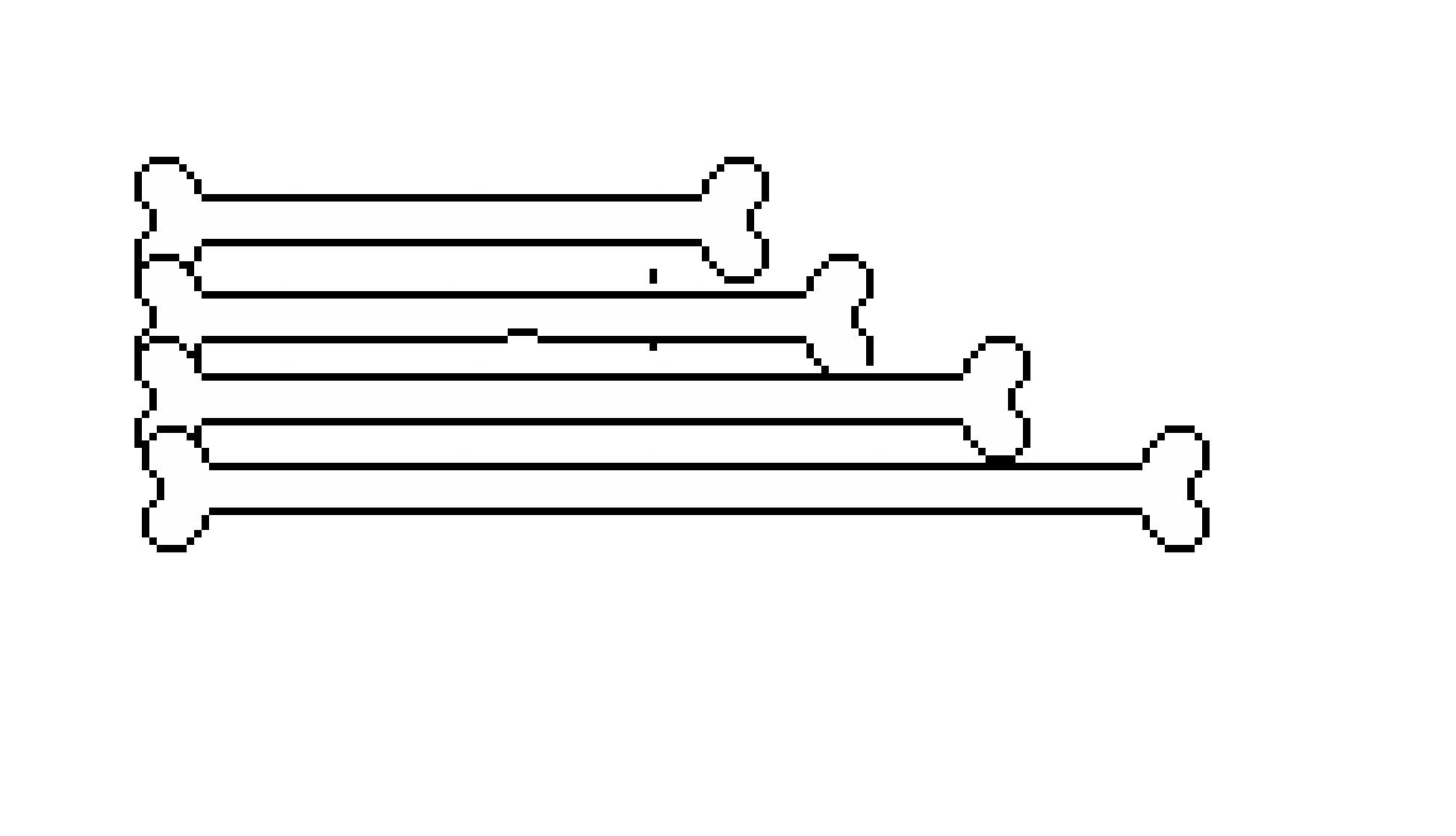 Undertale bone Sprite
