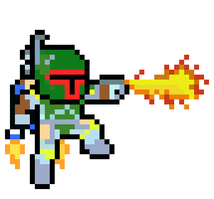 [9664c4] Pixel art Boba Fett
