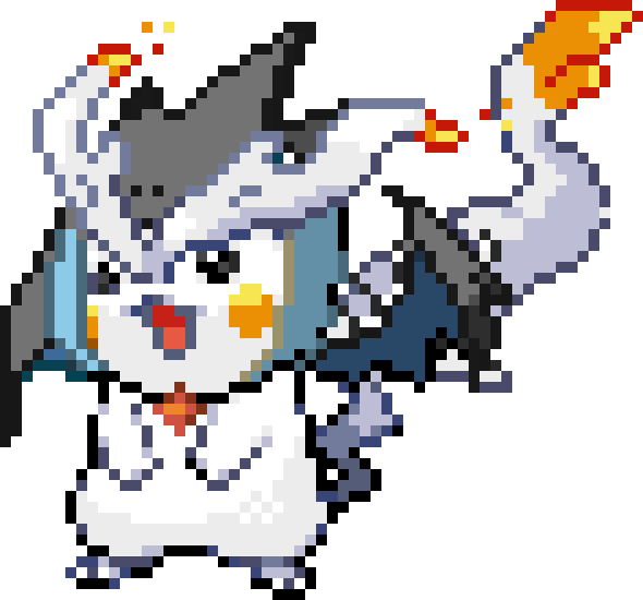[c69785] Rushiram + Pikachu (Charizard Cosplay)