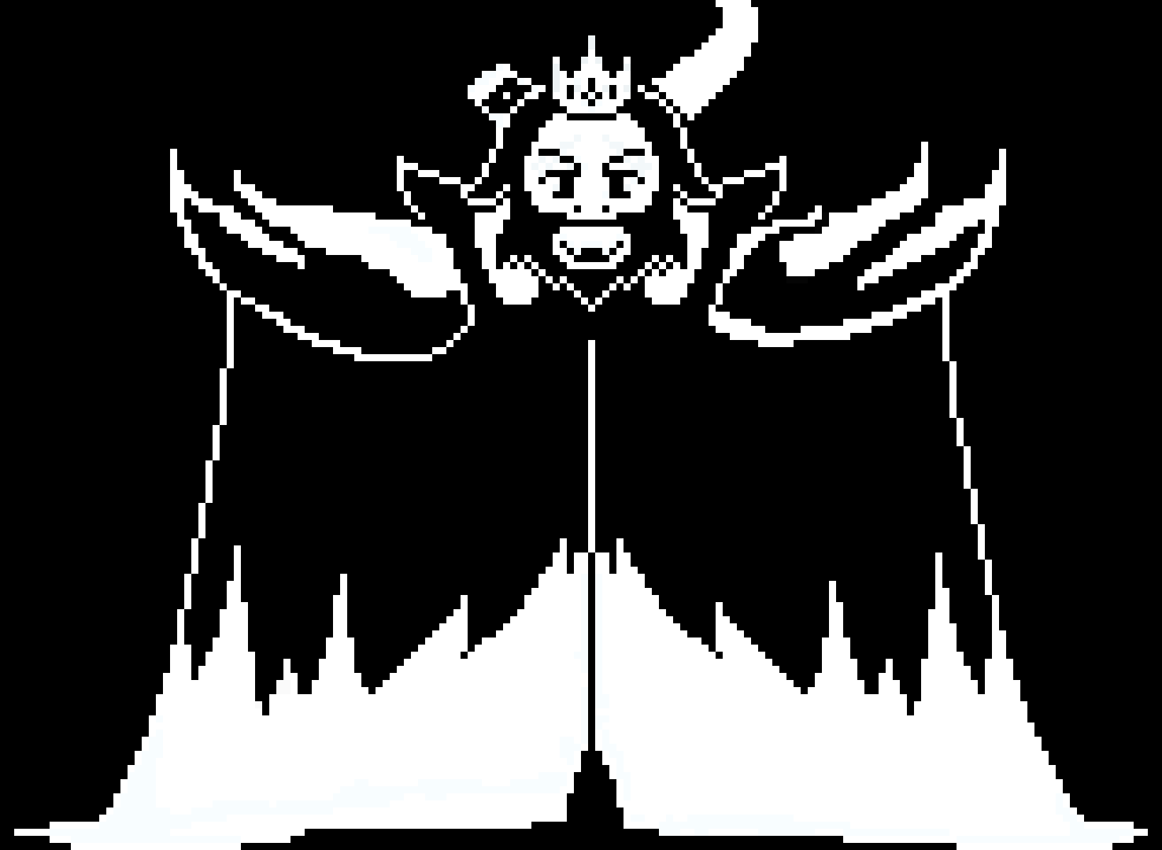 [68682d] UnderTale Asgore Battle sprite