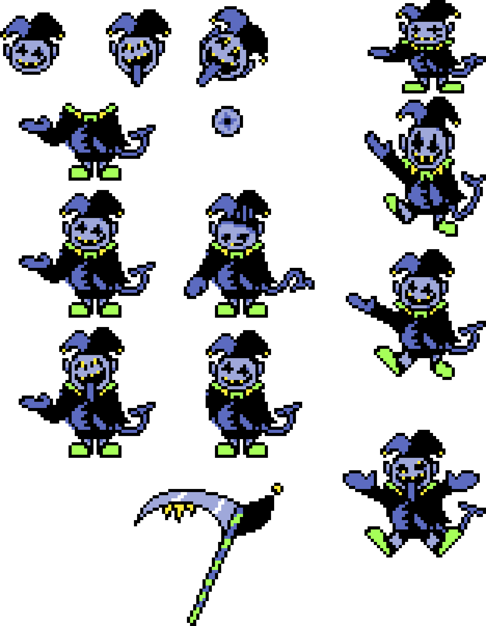 *attempts to make custom sprite sheet*