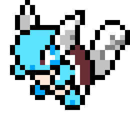 [ca6599] Wartortle Pixel art