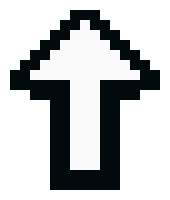 Up arrow, jump button