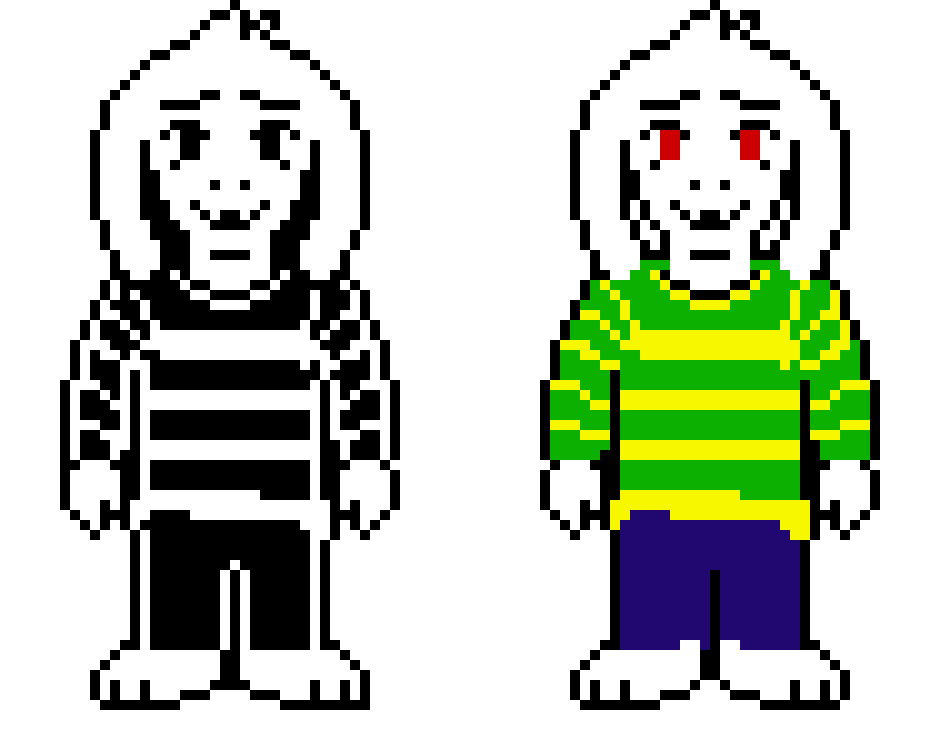 Undertale - Asriel Sprite