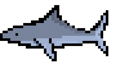 [eebe9a] 8-Bit shark