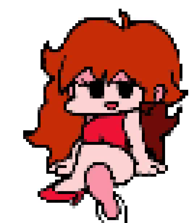 [990543] Bootleg Girlfriend (No I didn't leave the other shoe uncolored on purpose.) 