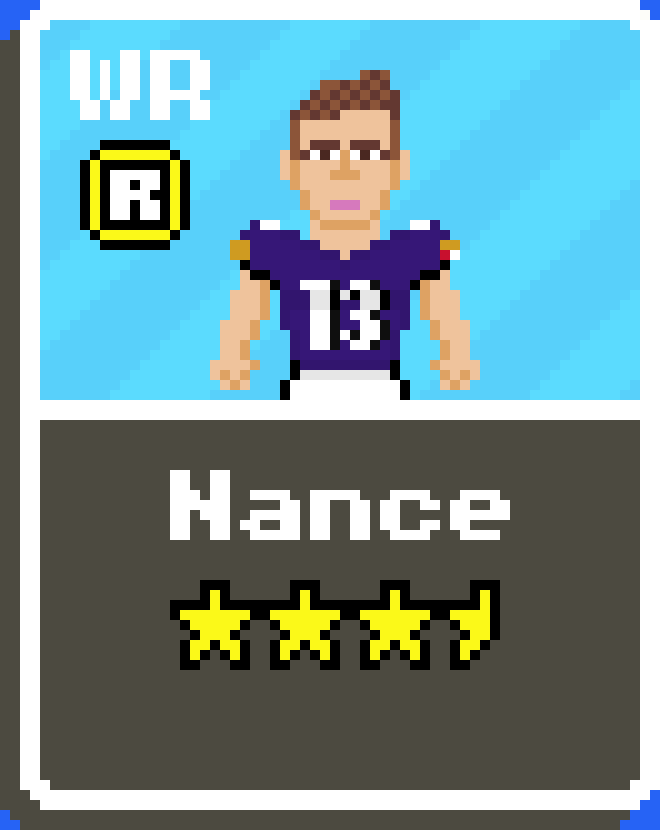 [e75a9c] Chris Nance Ravens Card