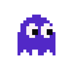 [0e14f0] Blue Pacman Ghost