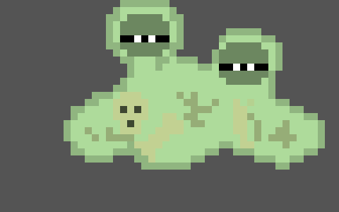 [96c78c] im not a vomit goop, I am a highly educated creature of biometric slime, who eats and digests human flesh, muscle and organs, then use the bones to find my next meal                                                                          I'm so sorry for my brothers behavior